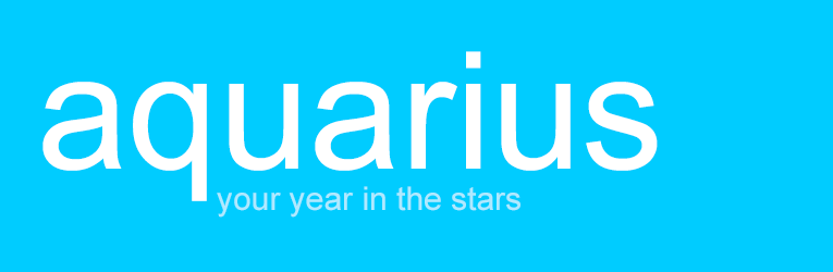 : aquarius - your year in the stars :